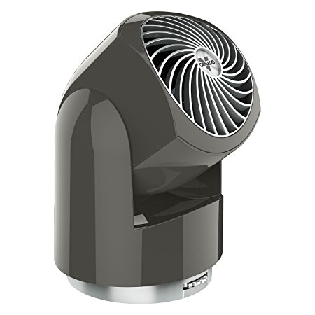 Vornado Flippi V10 Compact Oscillating Air Circulator Fan, Graphite Gray