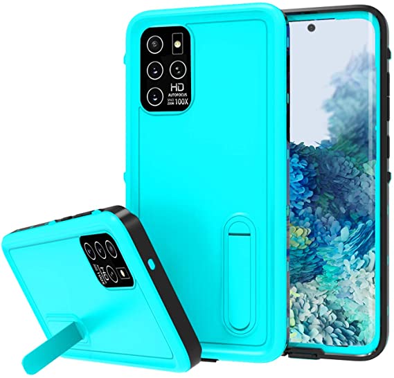 Samsung Galaxy S20  Plus Waterproof Case 5G, Shockproof S20  Full Body Case with Screen Protector, Water Resistant Dustproof Dropproof Dirtproof Cover for Samsung Galaxy S20  5G 6.7" (Blue)