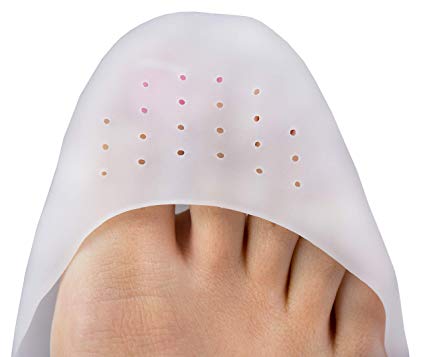 NatraCure All Gel Toe Protector Cushion - Medium - (1 Pair) - Helps Soothe Blisters, Calluses, Ball of Foot Pain