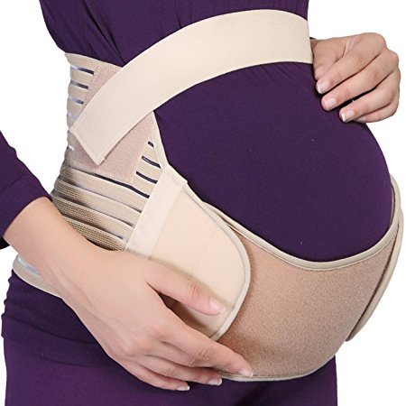 Maternity Belt - NEOtech Care Brand - Pregnancy Support - Waist / Back / Abdomen Band, Belly Brace - White Colour - Size XL