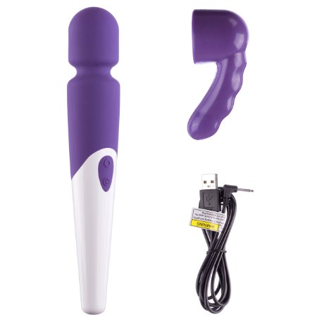 Adams Gift 10 Speed Multifunctional Vibrators Waterproof Super Powerful Massager Female Vibrator Including 1 Attachment