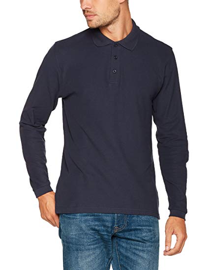 Fruit of the Loom Men's Premium Long Sleeve Polo Shirt