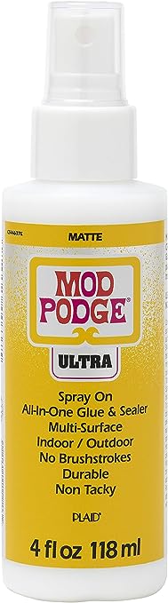 Mod Podge Ultra Matte Spray On Sealer, 4 ounce