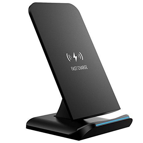 Pictek Fast Wireless Charger, Wirelss Charging Stand for Samsung GalaxyS8/S8 p /Note 5/Galaxy S6 Edge Plus/S7/S7 Edge