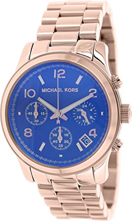 Michael Kors Runway Rose Gold-Tone Stainless Steel Chronograph Women's watch #MK5940