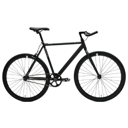Critical Cycles Classic Fixed-Gear Single-Speed Track Bike with Pursuit Bullhorn Bars
