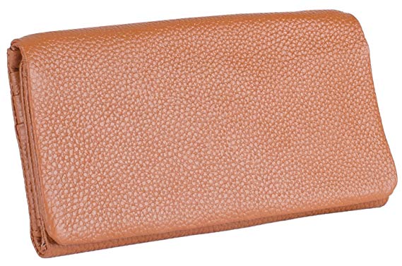 Women's Genuine Leather Tri-Fold Wallet