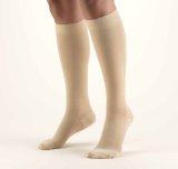 Truform Compression Stockings Short Length 30-40 mmHg Knee High Soft Beige Large