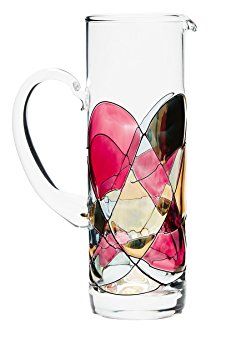 ANTONI BARCELONA Water Pitcher 35oz - Unique Pitcher for Iced Tea, Juice, Lemonade, Sparkling Beverages - Perfect Gift For Family, Parents, Son, Daughter, Grandma, Grandpa