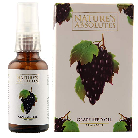 Nature's Absolutes Cold Pressed Grapeseed Carrier Oil, 30ml