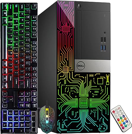 Dell Gaming PC OptiPlex 3040 Tower Desktop Computer - Intel Core i7 6th Gen (3.4GHz) - GeForce GTX 1660 Super 6GB GDDR6-16GB RAM - 1TB SSD - Windows 10 Pro - Wi-Fi - Keyboard & Mouse - HDMI (Renewed)