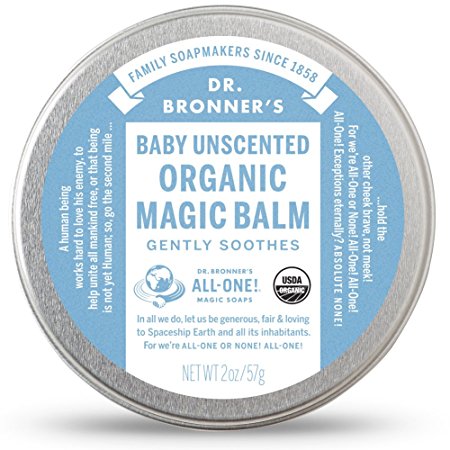 Dr. Bronner Balm Baby Unscented, 2 Ounce
