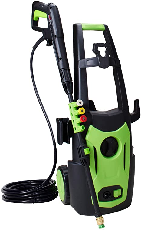 Eletron 3500PSI 2.0GPM Electric Power Washer,Pressure Washer with 4 Quick-Connect Spray Tips and 20 Ft Pressure Hose, Washer Machine (Green)