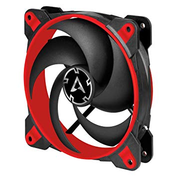 Arctic BioniX P120 (Red) - Pressure-optimised 120 mm Gaming Fan with PWM Sharing Technology (PST)