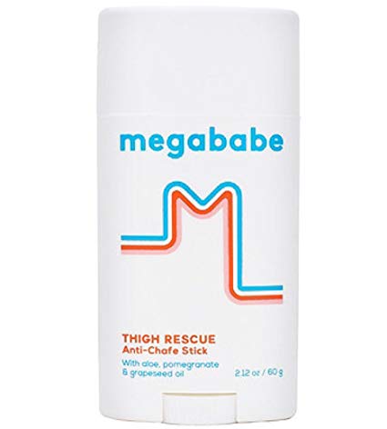 MegaBabe Thigh Rescue Anti Chafe Stick with Aloe, Pomegranate & Grapeseed Oil