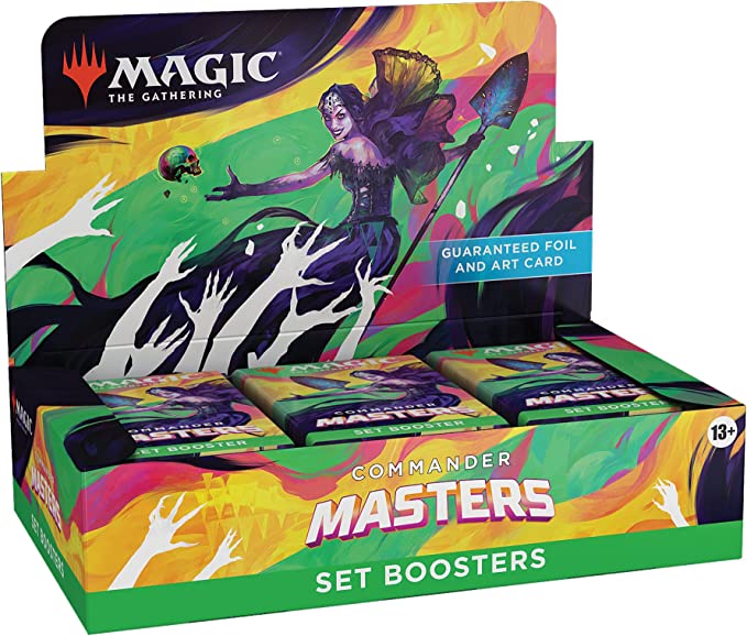 Magic: The Gathering Commander Masters Set Booster Box - 24 Packs (360 Magic Cards)