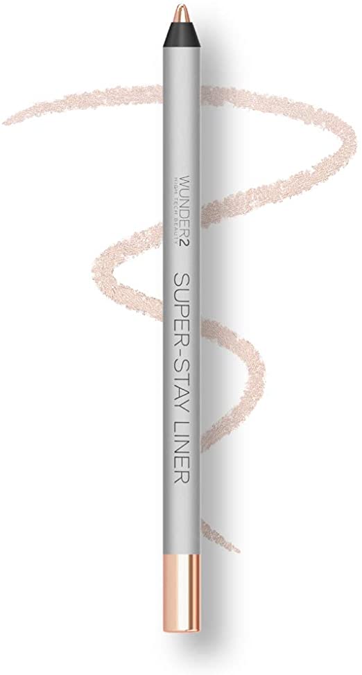 WUNDER2 SUPER-STAY LINER Makeup Eyeliner Pencil Long Lasting Waterproof Eye Liner, Color Champagne Metallic