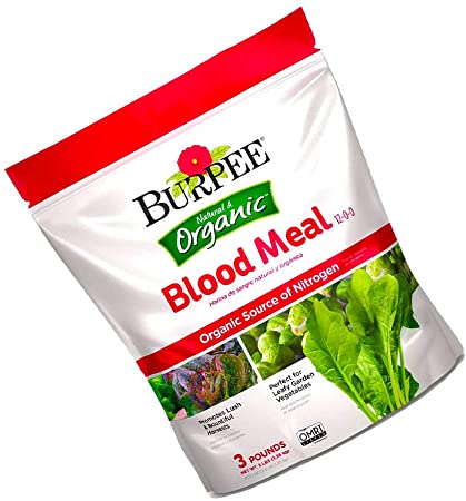 Meal Fertilizer, Organic Blood, 3 lb