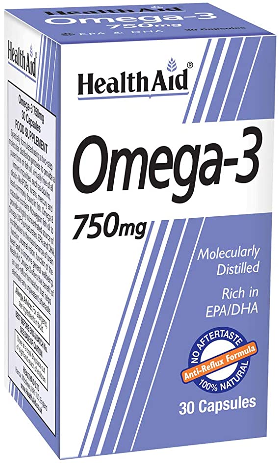 Healthaid Omega 3 750mg Capsules X 30 [Health and Beauty]