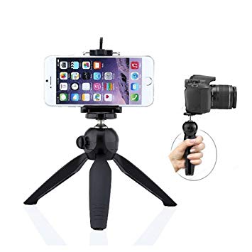 ULTRICS® Camera Tripod, Mini Mobile Phone Adjustable Stand and Flexible Legs with Universal Grip Mount for Photography and Video for iPhone Samsung Galaxy and Most Other Smartphones