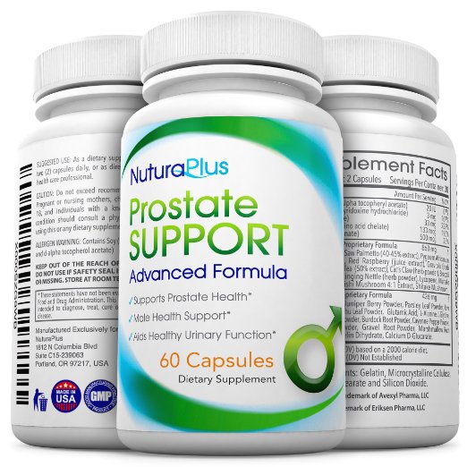 Premium Prostate Supplement - Natural Formula Supports Prostate Health Improves Urinary Function and Boosts Male Intimate Health 1 Months Supply - Saw Palmetto Beta Sitosterol and Stinging Nettle