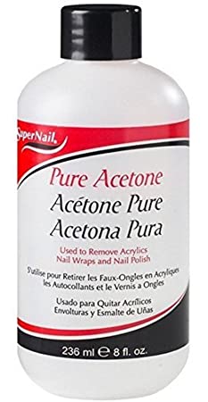 Pure Acetone Nail Polish Remover Chemical Solvent 8Fl Oz