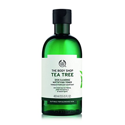 The Body Shop Limited Edition Mega-Size Skin Clearing Mattifying Toner 100% Vegan Made with Tea Tree Oil, 13.5 Fluid Ounce