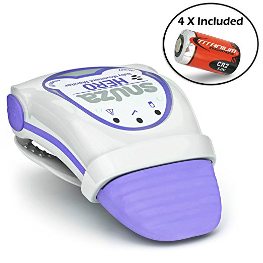 Snuza Hero Mobile Baby Movement Monitor   4 Extra Replacement batteries
