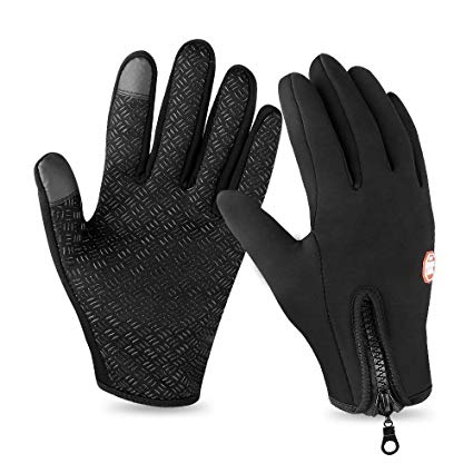 AOFU Touch Screen Gloves, Winter Warm Thermal Gloves, Gel Men & Women Gloves