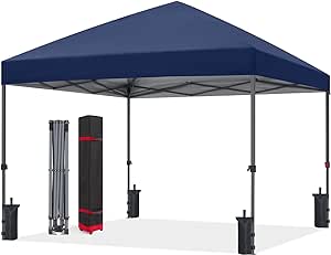 ABCCANOPY Outdoor Easy Pop up Canopy Tent 10X10, Navy Blue