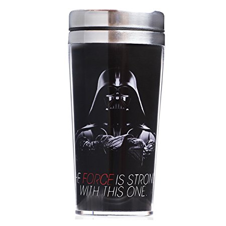 STAR WARS TRAVEL MUG - HALLOWEEN GIFTS - STAR WARS GIFTS - A PERFECT GIFT FOR STAR WARS FANS - STAINLESS STEEL TRAVEL MUG