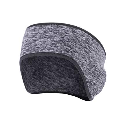 UHEREBUY Fleece Ear Warmers Running Headband/Ear Covers Earmuffs Headband Thermal Head Wrap Moisture Wicking Sweatband