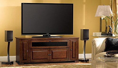 Bell'O PR33 Espresso Finished Audio Video Cabinet for 32-65 Inch Dark Brown