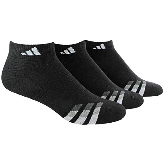 adidas Men's Cushioned Low Cut Socks (3 Pack)