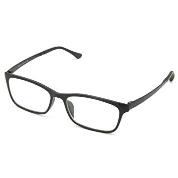 Cyxus Computer Glasses Blue Light Blocking (Ultem Lightweight flexible) Reduce Eyestrain Headache Sleepbetter (matte black)