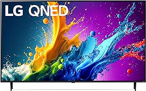 LG 55-Inch Class QNED80T Series LED Smart TV 4K Processor Flat Screen with Magic Remote AI-Powered with Alexa Built-in (55QNED80TUC, 2024)