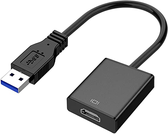 USB to HDMI Adapter USB 3.0/2.0 to HDMI for Multiple Monitors 1080P Compatible with macOS and Windows XP/7/8/10