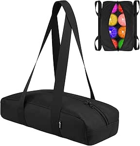 Cosmos Bocce Sets Carry Bag Bocci Storage Organizer Bag for Holding 8 Boccie Balls, Portable Bocce Balls Tote Bag for Carrying Bocce Game Equipment to Backyard Lawn Beach