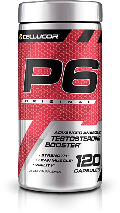 Cellucor, P6 Original, Ergogenic Testosterone Support, 120 Capsules