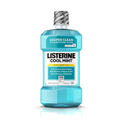 Listerine Antiseptic Mouthwash, Cool Mint - 250 ml