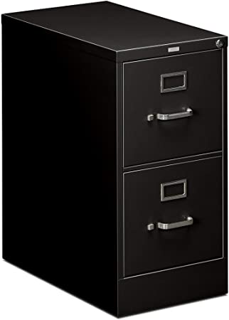 HON Two-Drawer Filing Cabinet- 510 Series Full Suspension Letter File Cabinet, 29 by 15-inch, Black (H512)