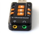 BlueCosto External USB 20 Virtual 81 Channel CH 3D Audio Sound Card Adapter Converter 110122