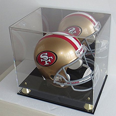 Football Full Size Pro Helmet Display Case with Mirrored Back AC-MH15M