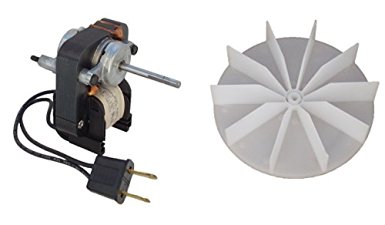 Century Electric Motors C01575 Universal Bathroom Fan Replacement Electric Motor Kit with Fan, 115 volts