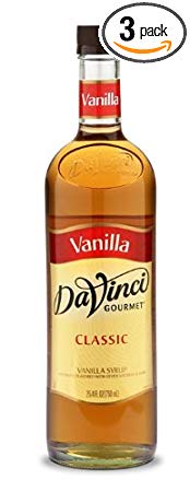 DaVinci Gourmet Classic Syrup, Vanilla, 25.4 Ounce (Pack of 3)