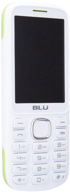 BLU Jenny TV 28 T276T Unlocked GSM Dual-SIM Cell Phone w 13MP Camera - Unlocked Cell Phones - Retail Packaging - White Lime