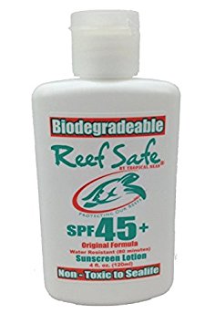 Reef Safe Biodegradable Waterproof SPF 45  Sunscreen Lotion