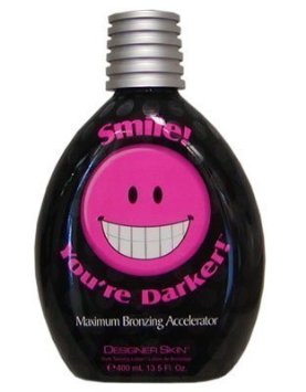 Smile You're Darker, Bronzer Tanning Lotion 13.5 Ounce