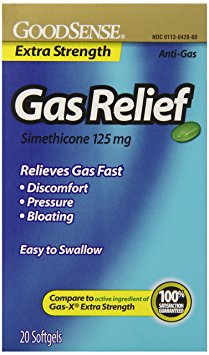 GoodSense Extra Strength Gas Relief Softgels, 20 Count