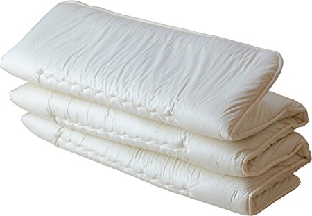 Emoor Japanese Traditional Mattress Futon 6-fold, Twin Size. Made in Japan